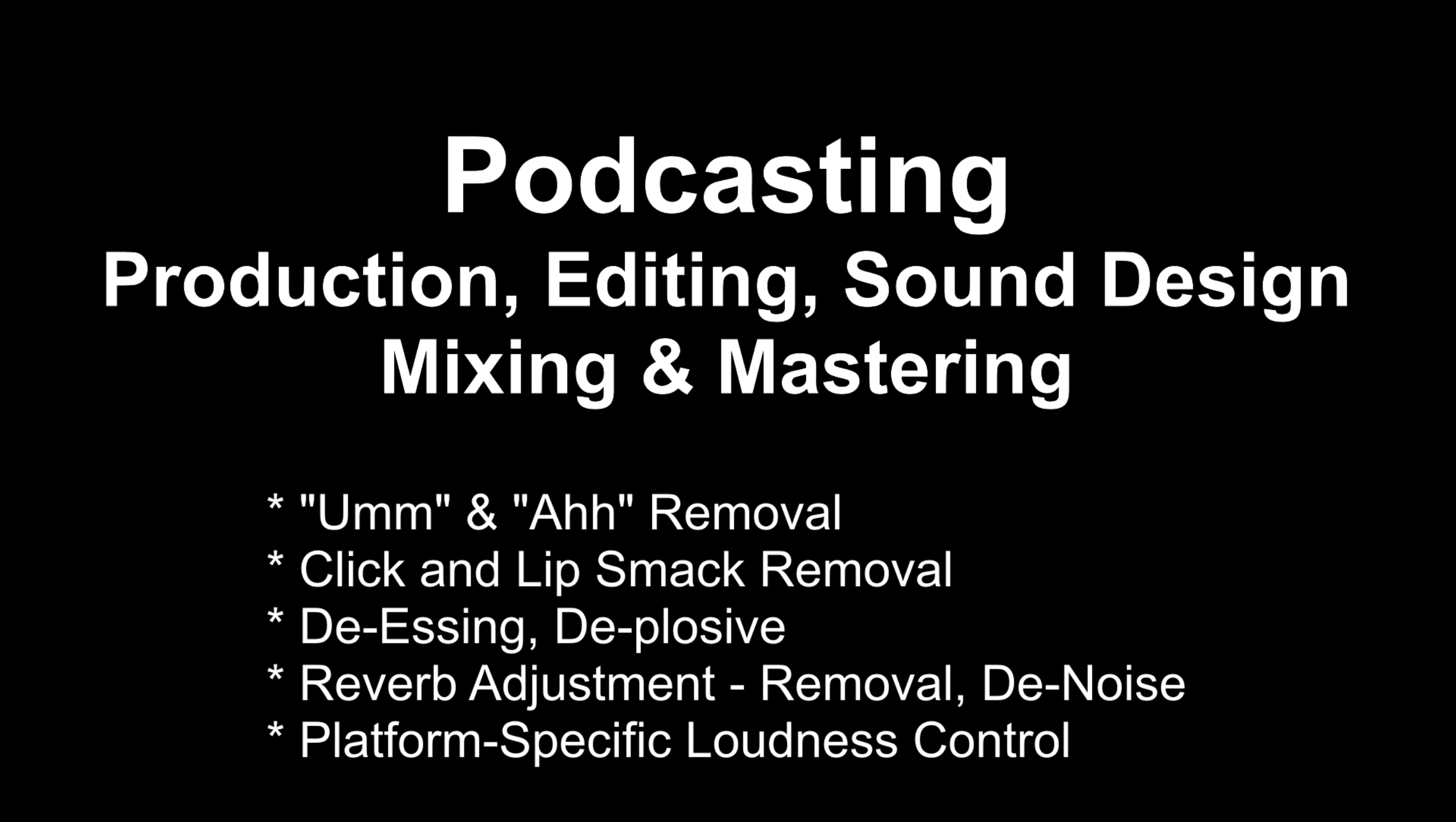 Podcast Work Sample